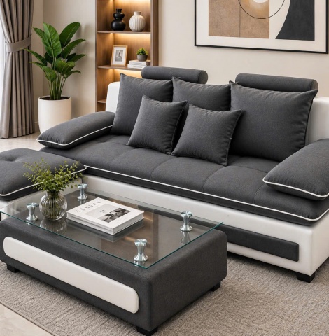 Sofa băng -sofa góc L cao cấp 1